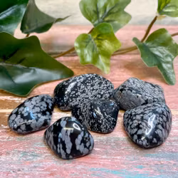 Tumlad Snöflinge Obsidian