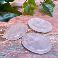 Rosenkvarts No-worry-stone