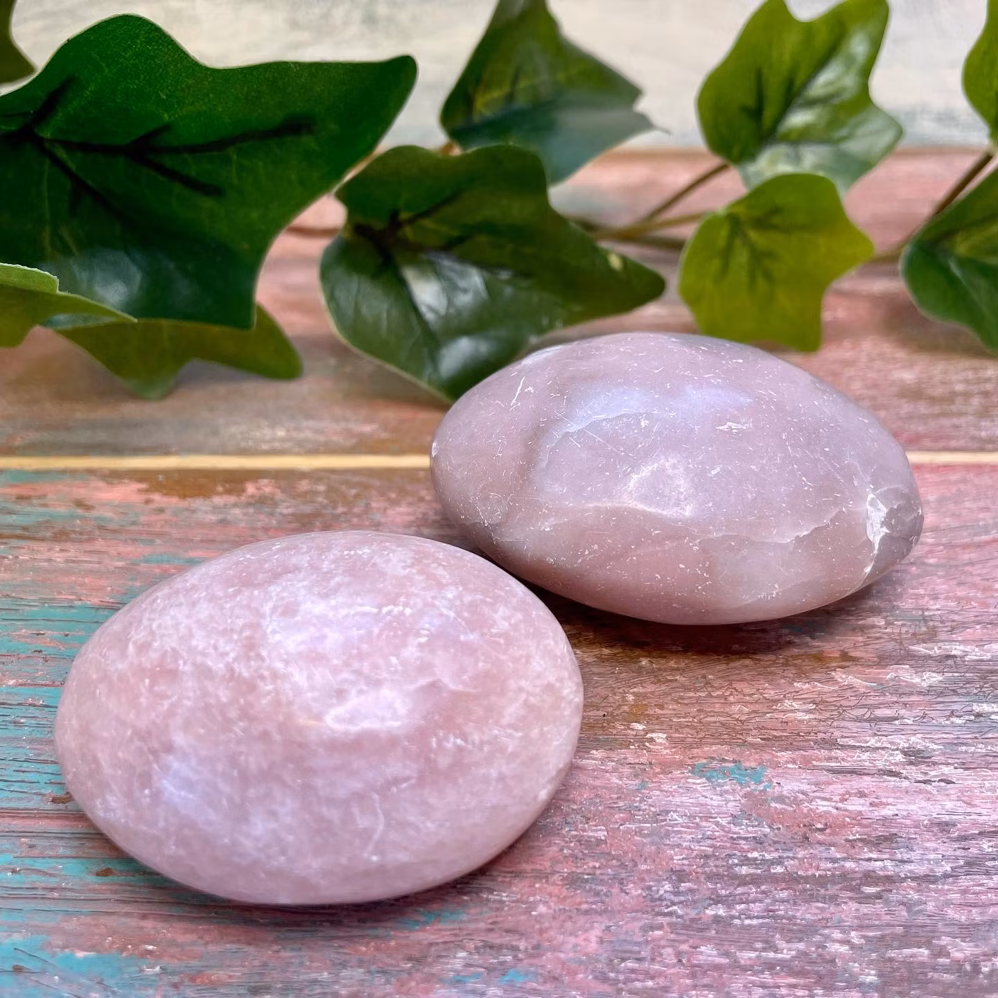 Rosa Opal Handstenar