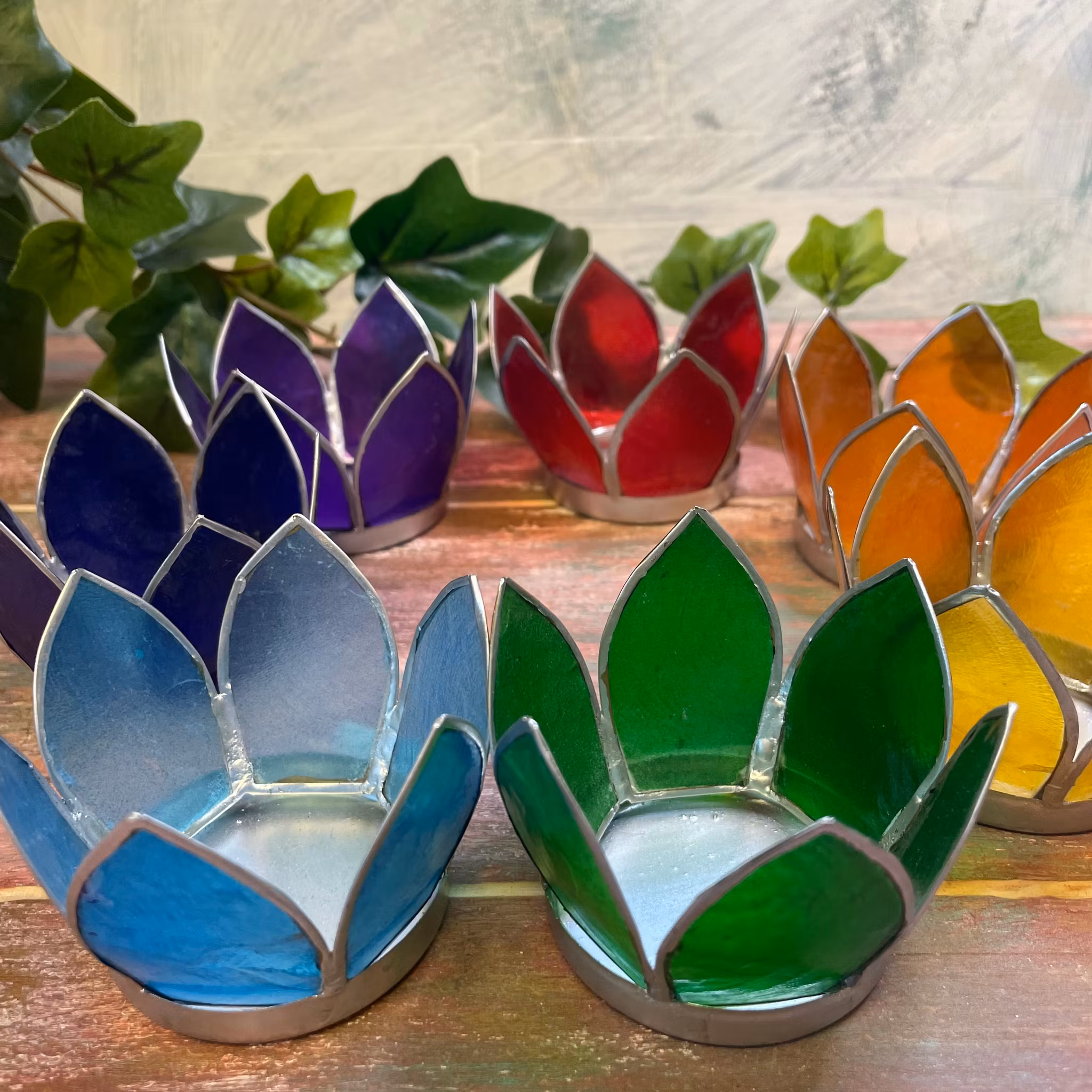 Chakra set  Lotus för värmeljus