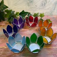 Chakra set  Lotus för värmeljus