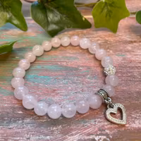 Armband Rosenkvarts