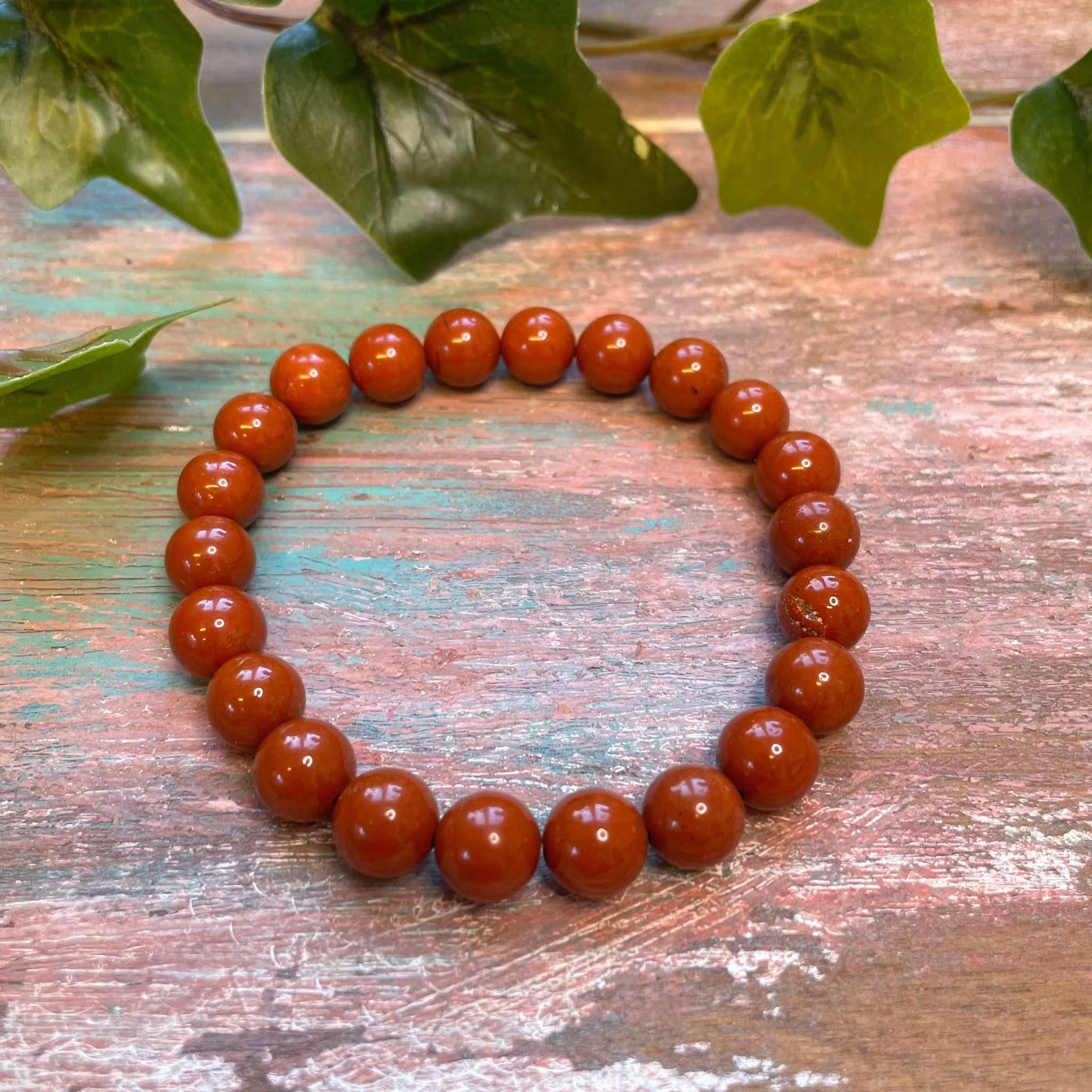 Armband Röd jaspis