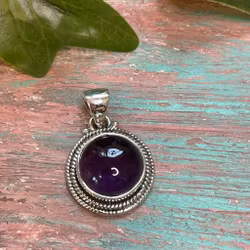 Amtetist berlock sliver 680