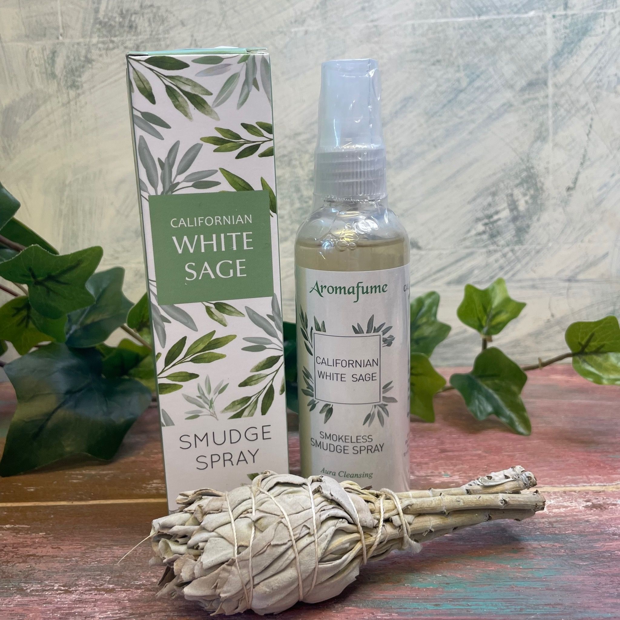 Smudge spray vit salvia