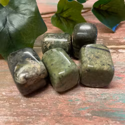 Tumlad Grön Serpentin