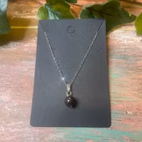 Månadssten halsband