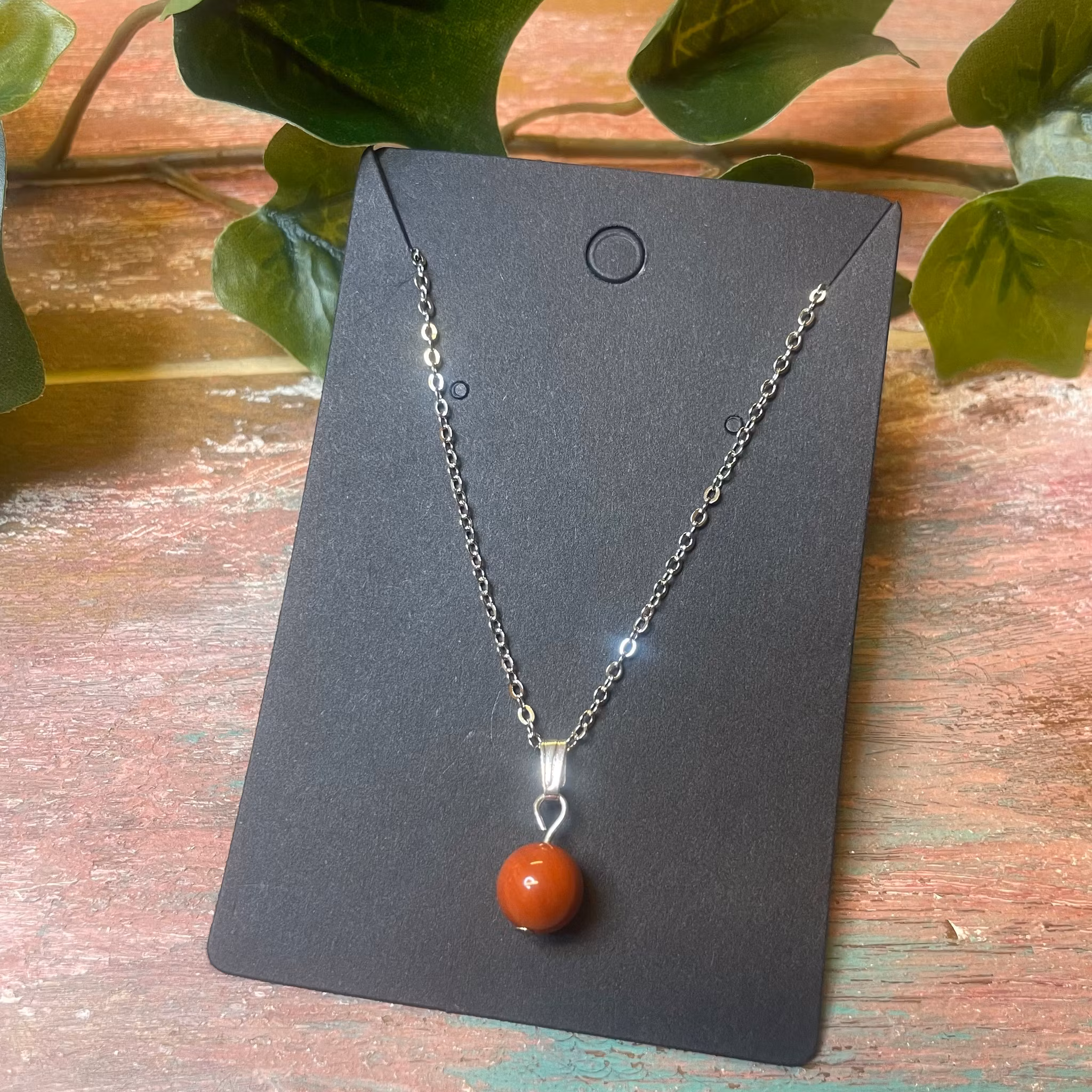 Månadssten halsband