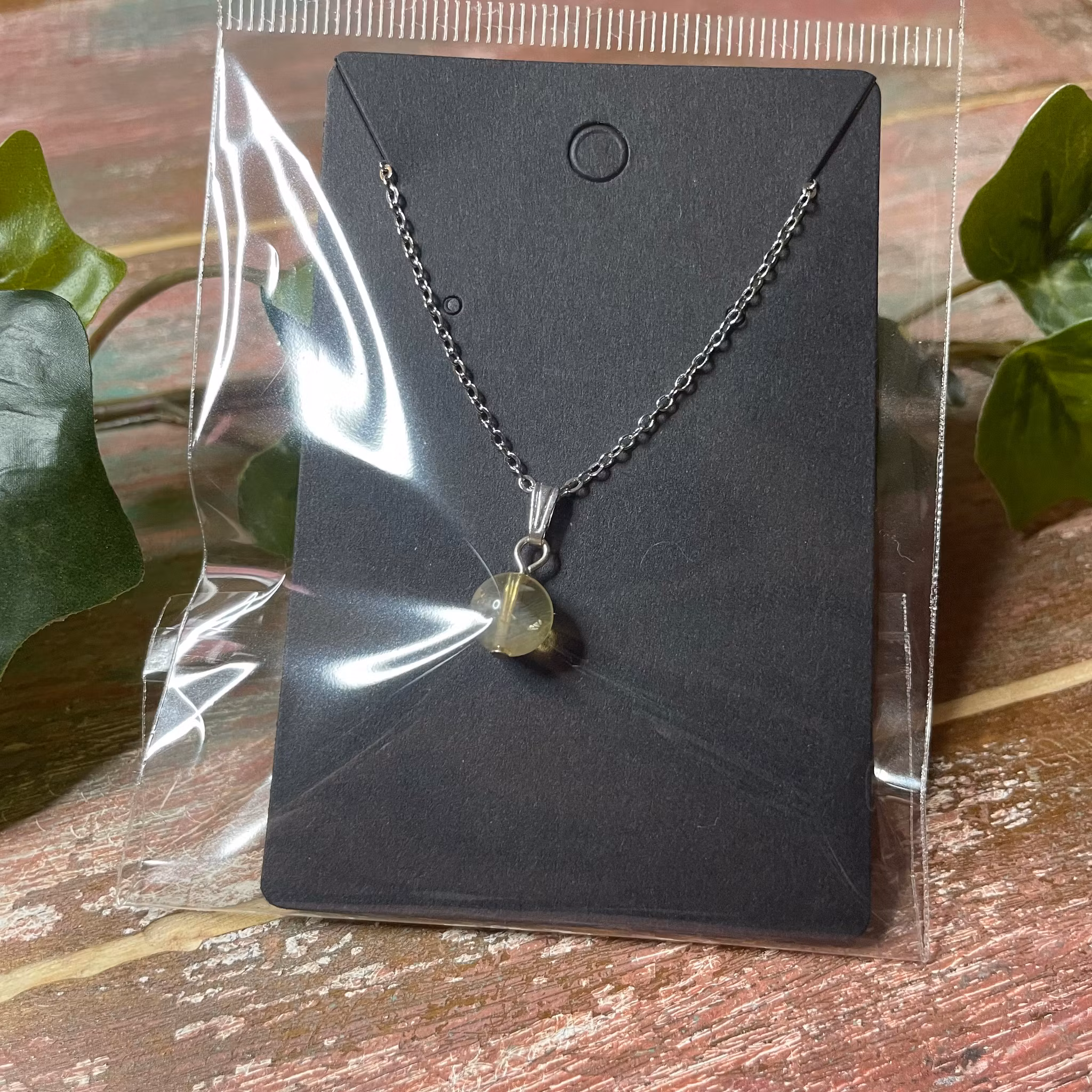 Månadssten halsband