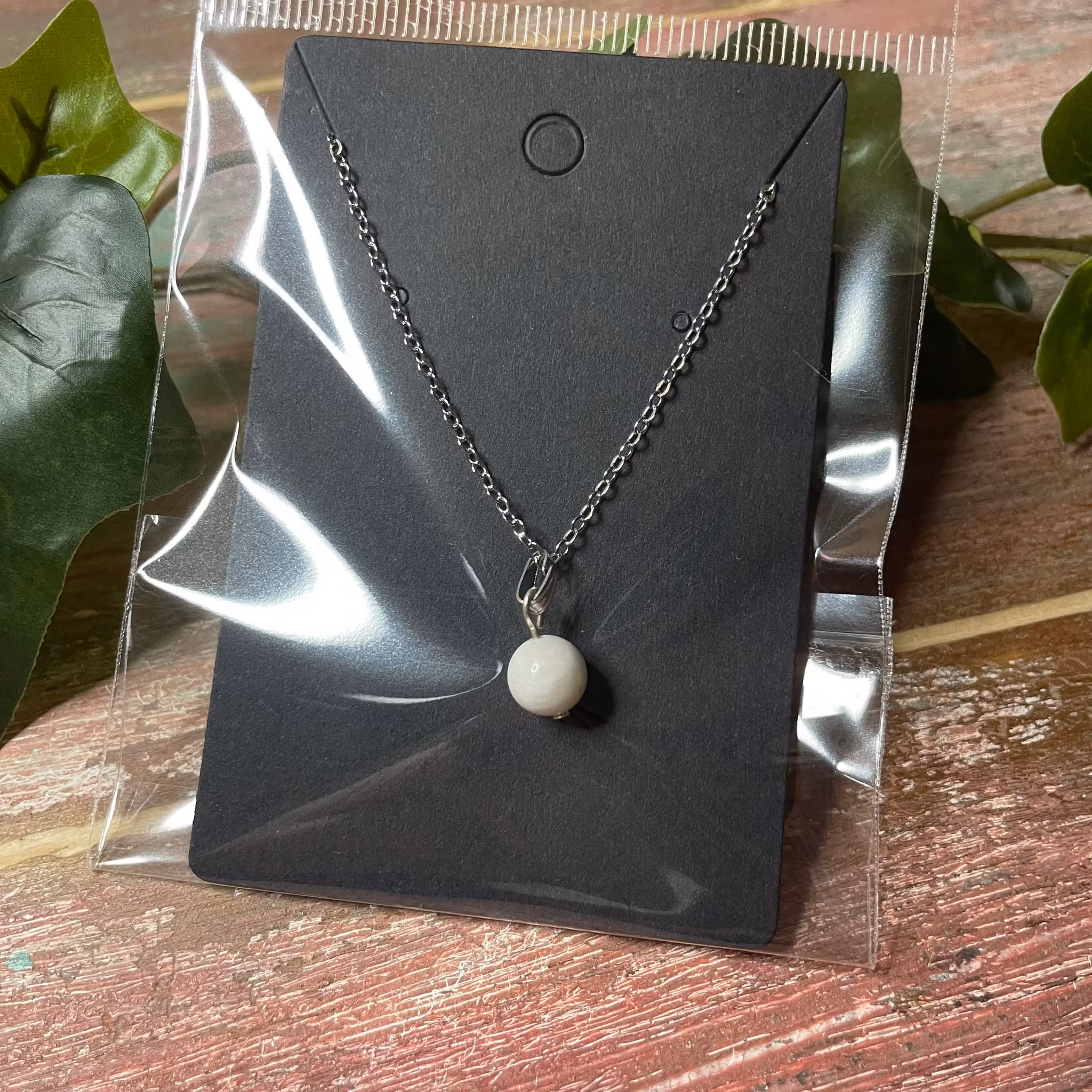 Månadssten halsband