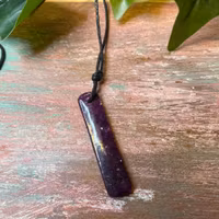 Halsband lepidolit