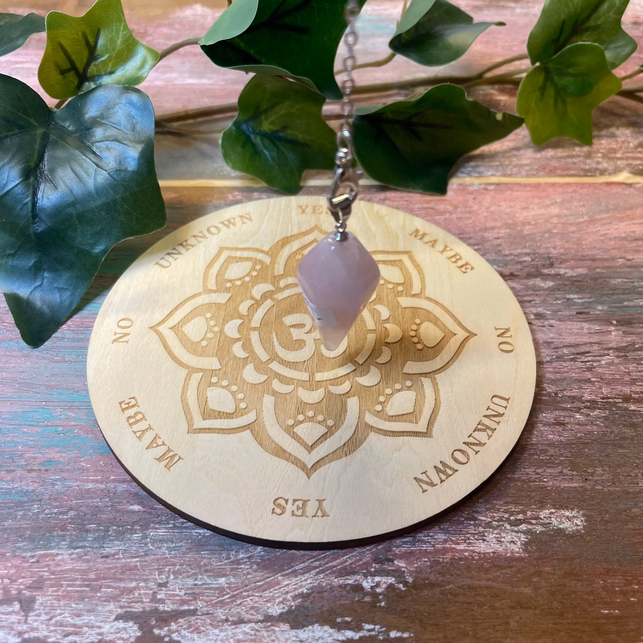 Pendelplatta trä (10 cm)