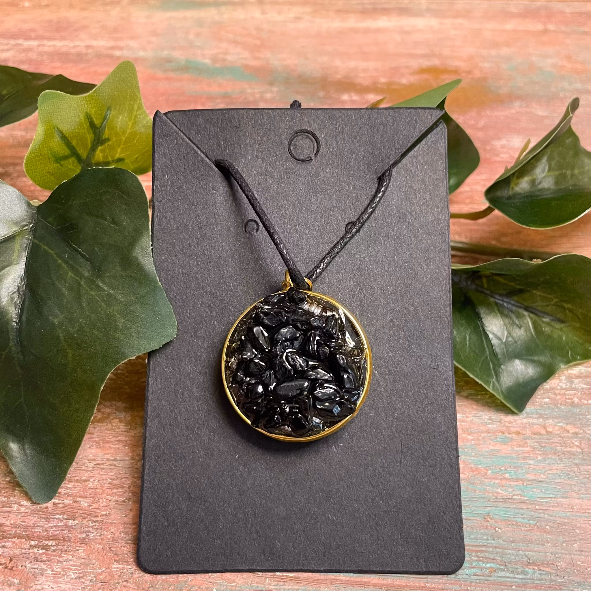 Organit halsband handgjord