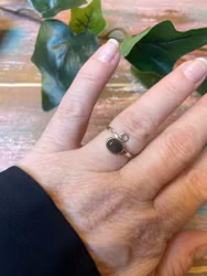 Labradorit ring silver 925 (ställbar)