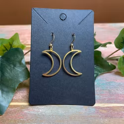 Unika örhängen måne