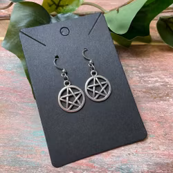 Unika örhängen pentagram