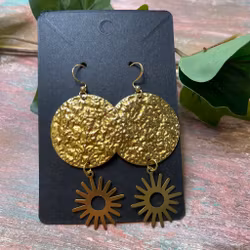 Unika örhängen sol