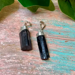 Berlock Rå Turmalin silver 925