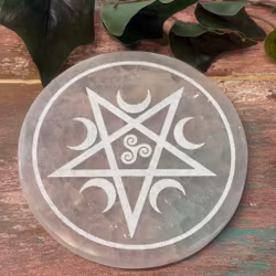 Selenit laddnings platta 12 cm