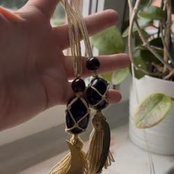 Hänge - Beskydd svart turmalin