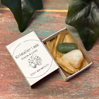 Kristaller i ask - Glädje & Lycka