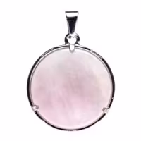 Lotus rosenkvarts hänge