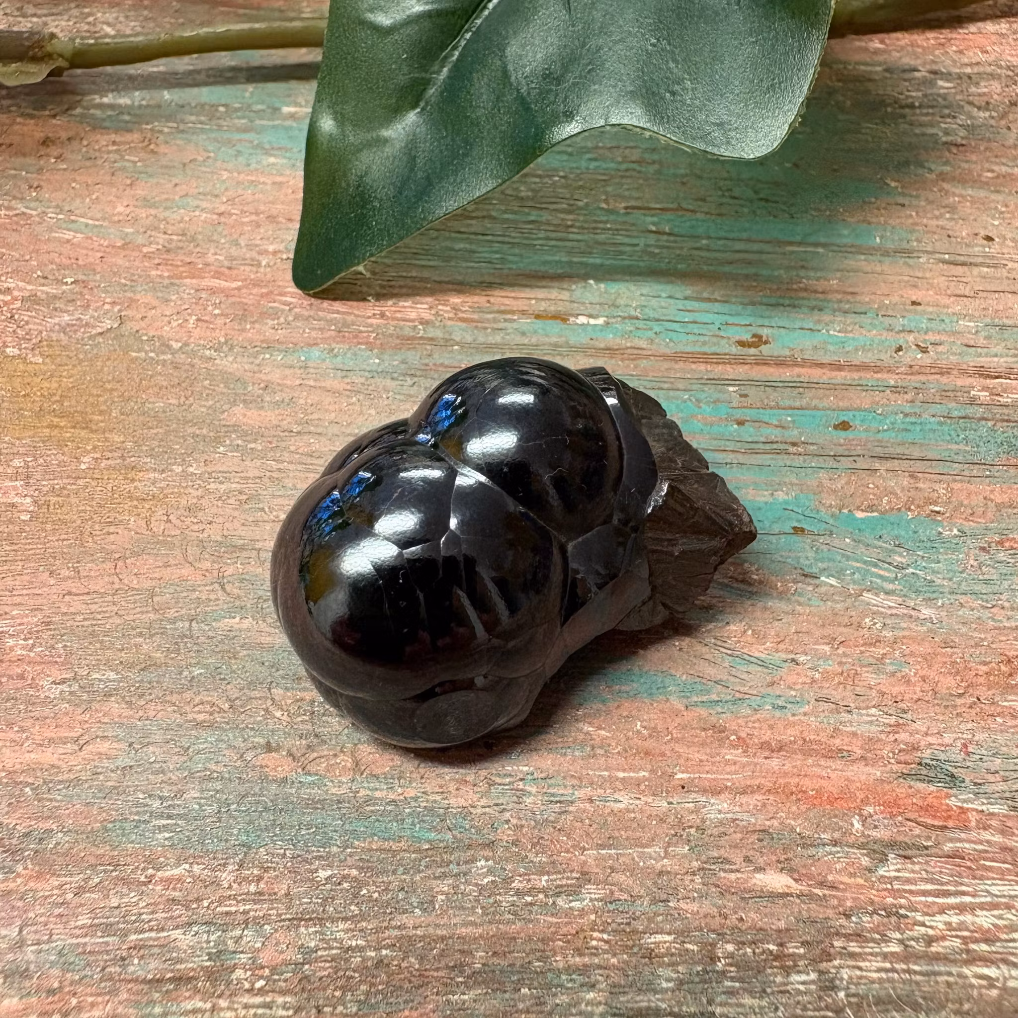 Bubbel Hematit polerad