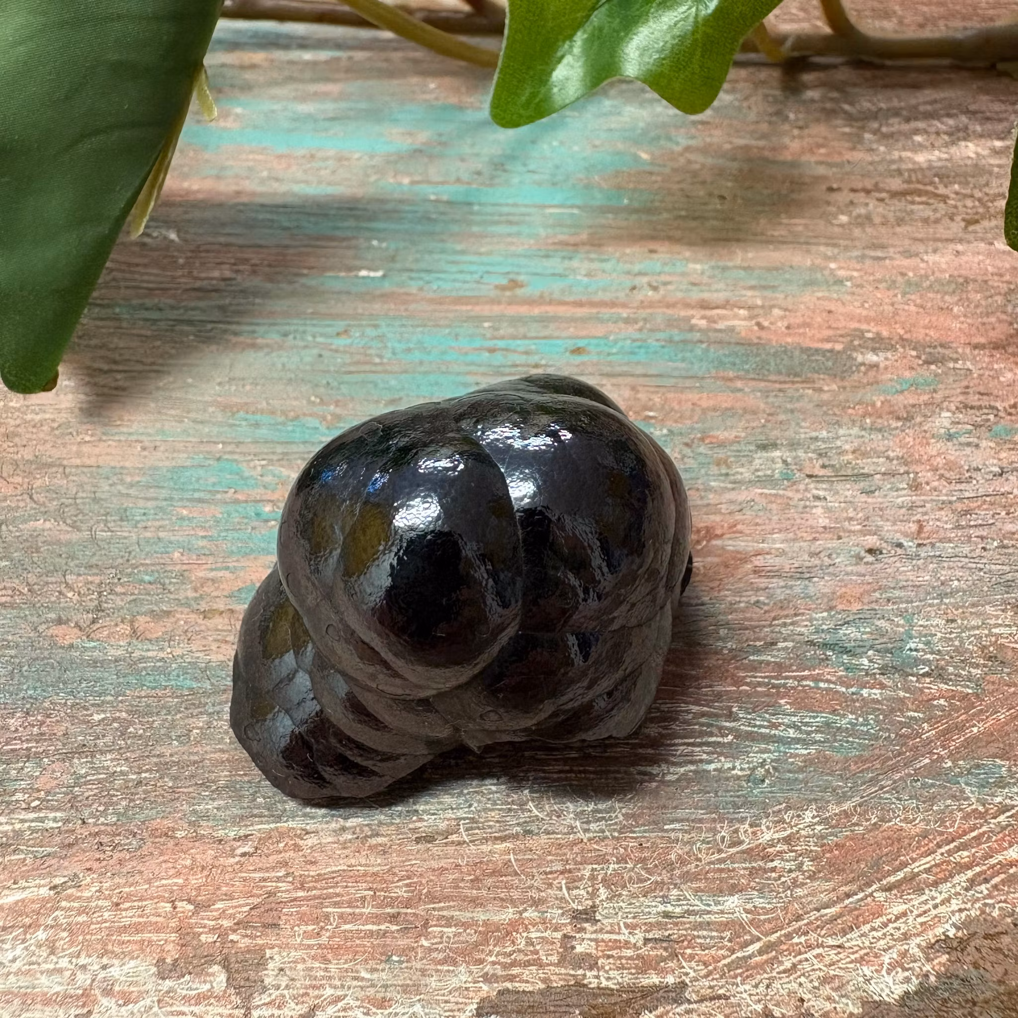 Bubbel Hematit polerad