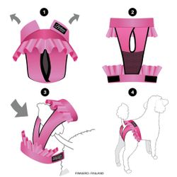 BALLERINA Tikskydd Rosa