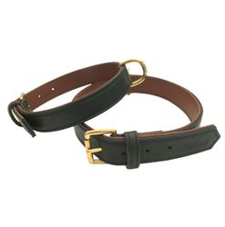 Carmel Hundhalsband Läder, Black/Brown