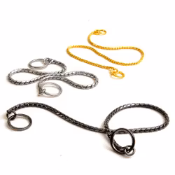 Snake Strypkedja Silver