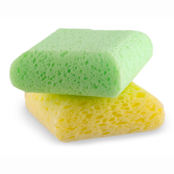 Tvättsvamp 2-pack bl. färger