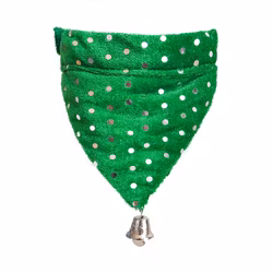 Julbandana till hund, grön