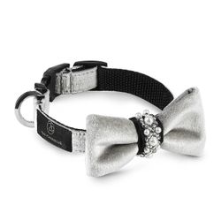 Halsband Pearls Bow-tie Grey