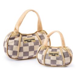 Hundleksak Chewy Vuiton Bag Checker