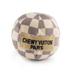 Haute Diggity Dog Chewy Vuiton Ball Hundleksak Checker