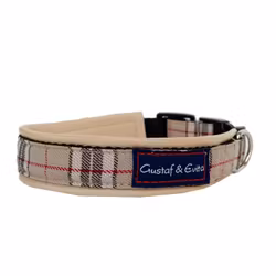 Gustaf & Evita Halsband Beige Ruta 50cm