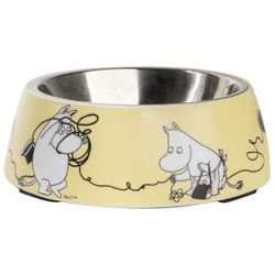 Moomin Pets food bowl, yellow Medium