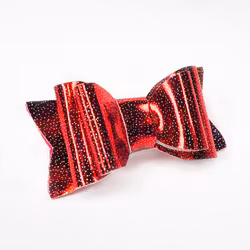 Hårspänne Luxury Bow Glittery Red
