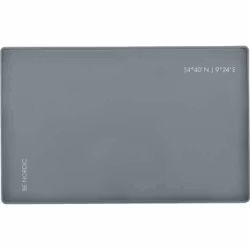 Matskålsunderlägg silikon, grå