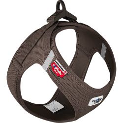 Curli Vest Clasp Step-in Sele Brown