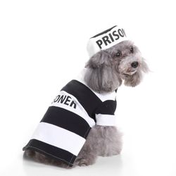Halloweendräkt för hund Prisoner