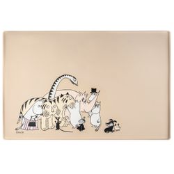 Moomin Pets Matskålsunderlägg silikon Beige, large