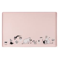 Moomin Pets Matskålsunderlägg silikon Rosa, small
