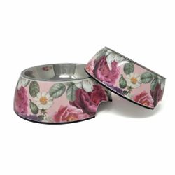 CatwalkDog Pink Floral Hundmatskål