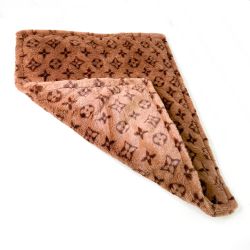 Fashion Fluffy Double Brown Hundfilt