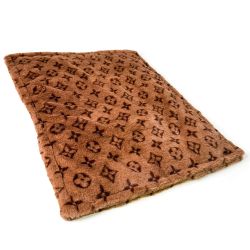 Fashion Fluffy Double Brown Hundfilt