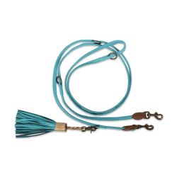 DWAM - Dog with a Mission Koppel Extra Long AQUA BLUE