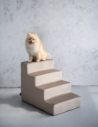 Hundtrappa Cristal, Beige