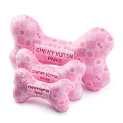 Haute Diggity Dog Chewy Vuiton bone, Pink